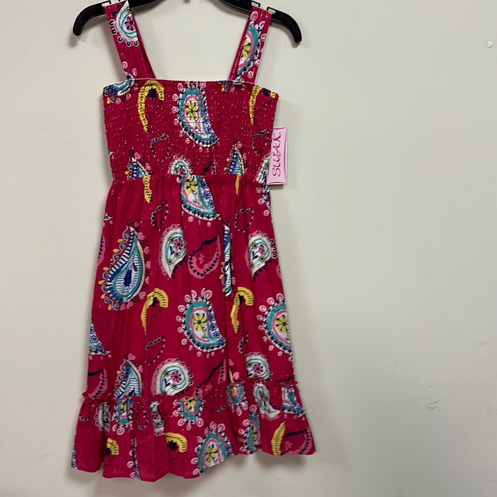 Girls ( 4 & Up) summer dress pink with linning cotton
